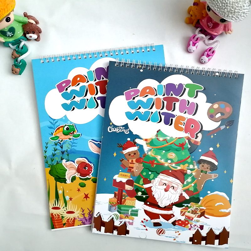Set de cărți de colorat acuarelă All-in-One