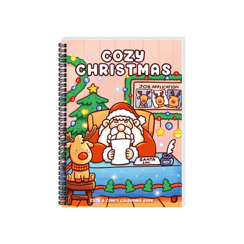 Cartea de colorat pentru copii de Craciun
